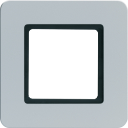 Berker 10116104, Frame 1gang Q.7 alu for illumination, 4011334502333