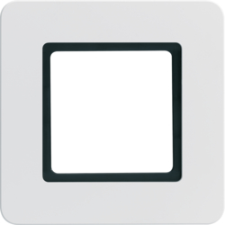 Berker 10116109, 1gang frame Q.7 pw for illumination, 4011334502357