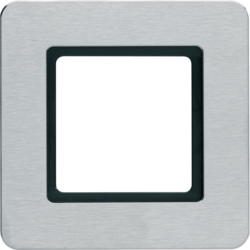 Berker 10116183, Frame 1g Q.7 stainl. steel illumination, 4011334502418