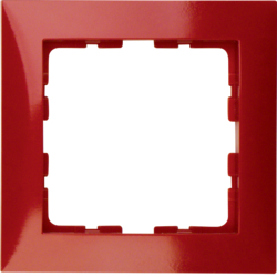Berker 10118962, S.1 Frame 1-gang Red Glossy, 4011334284871