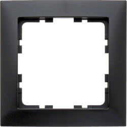 Berker 10119949, S.1 Frame 1-gang Anthracite Matt, 4011334360377