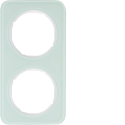 Berker 10122109, RA 2-F R.1 GLAS P-W, 4011334392569