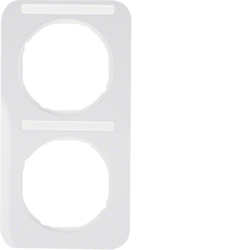 Berker 10122169, RA 2-F M BSF SENK R.X P-W, 4011334392644