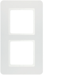 Berker 10126189, Frame 2gang, Q.7, polarwhite velvety, 4011334481102