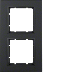 Berker 10126626, B.7 Frame 2-gang, Anthracite Matt, 4011334376675