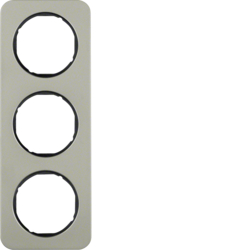 Berker 10132104, RA 3-F R.1 E-STAHL SCHW, 4011334392675