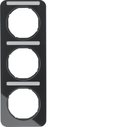 Berker 10132125, RA 3-F M BSF SENK R.X SCHW, 4011334392729