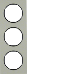 Berker 10132204, RA 3-F R.3 E-STAHL HARD EDGE SCHW, 4011334393184