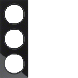 Berker 10132216, RA 3-F R.3 GLAS SCHW, 4011334393214