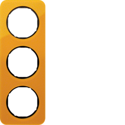 Berker 10132334, R.1 Rahmen Acrylic  Orange translucent/b, 4011334400066