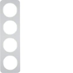 Berker 10142174, RA 4-F R.1 ALU P-W, 4011334392842