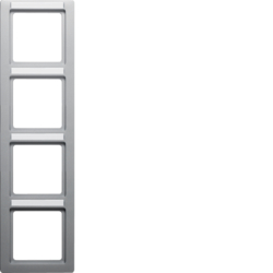 Berker 10146014, RA 4F M BSF Q.1 ALU LACK, 4011334442714