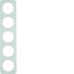 Berker 10152109, RA 5-F R.1 GLAS P-W, 4011334392880