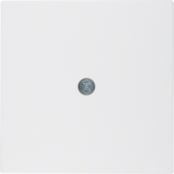 Berker 10191909, C/plate for Cable outlet & VDo - S/B PW, 4011334220220