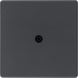 Berker 10196086, Centre Plate for Cable outlet Anthracite, 4011334379355