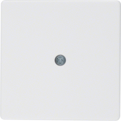 Berker 10196089, Centre Plate for Cable outlet, White, 4011334313892