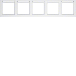 Berker 10256019, Frame, Label, Polar White, 5G Horizontal, 4011334320579