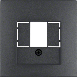 Berker 10331606, CENTRE PLATE S.1/B.3/B.7 ANTHRACIT, 4011334223375