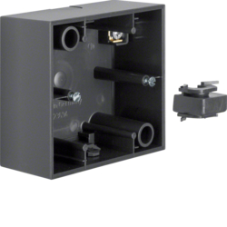 Berker 10411606, B.3 Surface Mount Box Anthracite 1-gang, 4011334223405