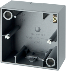 Berker 10419939, S.1 Surface Box 1-gang Aluminium Matt, 4011334360469