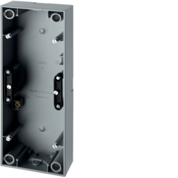 Berker 10439939, S.1 Surface Box 3-gang Aluminium Matt, 4011334360506