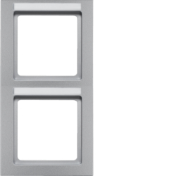 Berker 10526094, RA 2F SENK M BSF Q.3 ALU LACK, 4011334442875