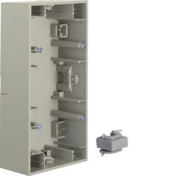 Berker 10527004, AP GH 2F M KEF K.5 E-STAHL LACK, 4011334275657