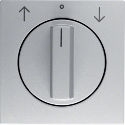 Berker 1080140400, C p rot knb rot sw bl, B.7, alu mat, lac, 4011334507468