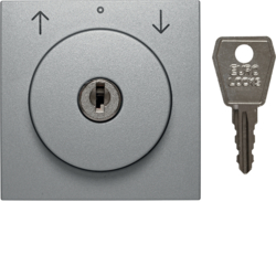 Berker 1081140400, C p lock key sw bl S.1/B.3/B.7 alu, matt, 4011334507574