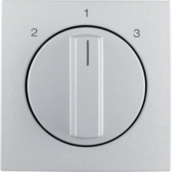 Berker 1084140400, C p rot knob 3-s sw, B.7, al mat, lac, 4011334507802