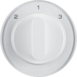 Berker 1084208900, C p rot knob 3-s sw, R.1/R.3, po w gl, 4011334507840