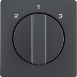 Berker 1084608600, C p rot knb 3-s sw, Q.1/Q.3, ant ve, lac, 4011334507871