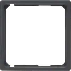 Berker 11096086, Intermediate Ring Central Plate, Anthra, 4011334379690
