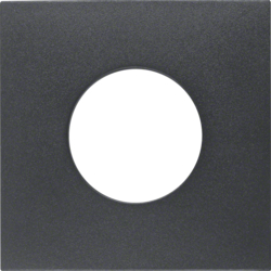 Berker 11241606, CENTRE PLATE B.1 ANTHRACIT, 4011334221135