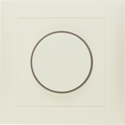 Berker 11308982, Cover Plate/Setting Rotary Dimmer White, 4011334277125