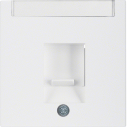 Berker 11701909, Centre Plate, 1 Slider, Polar white Matt, 4011334255840