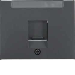 Berker 11707006, C/plate w/dust protec. 1g slider -K.1 ant, 4011334298267