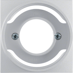 Berker 11981404, CENTRE PLATE S.1/B.3/B.7 ALU, 4011334221319