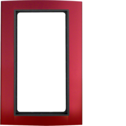 Berker 13093012, B.3 Frame Large CO Alum Red/Athracite, 4011334384885