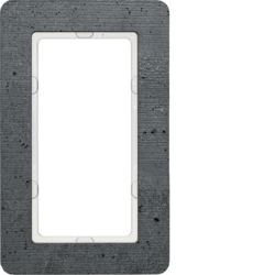 Berker 13096020, Frame w large cut-out Q.7 groundet concr, 4011334459767