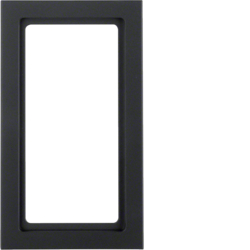 Berker 13096096, Frame Large Cut-out Anthracite velvety, 4011334386155