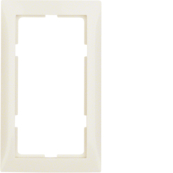 Berker 13098982, S.1 Frame, Large Cut Out, White Glossy, 4011334282877