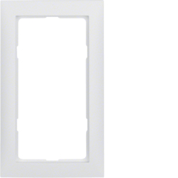 Berker 13099909, S.1 Frame, Large Cut Out, P/White Matt, 4011334282860