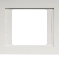 Berker 13137009, Frame K.1 polar white, glossy, 4011334263173