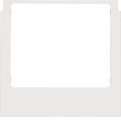 Berker 13191909, Design frame, angular, P-W MAT, 4011334441533