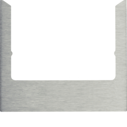 Berker 13193606, Design frame angular, Stainless steel, 4011334437550