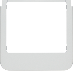 Berker 13196084, FRAME Audio Round Silver Matt, 4011334441502