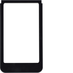 Berker 13202116, DES RA F VIDEO RD R.1 GLAS SCHW, 4011334437857