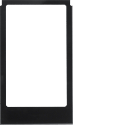 Berker 13206616, DES RA F VIDEO EGR B.7 GLAS SCHW, 4011334437772