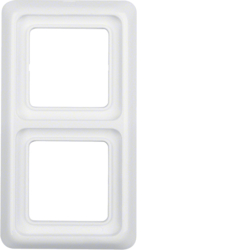 Berker 132909, FRAME 2GANG POLAR WHITE, 4011334186588
